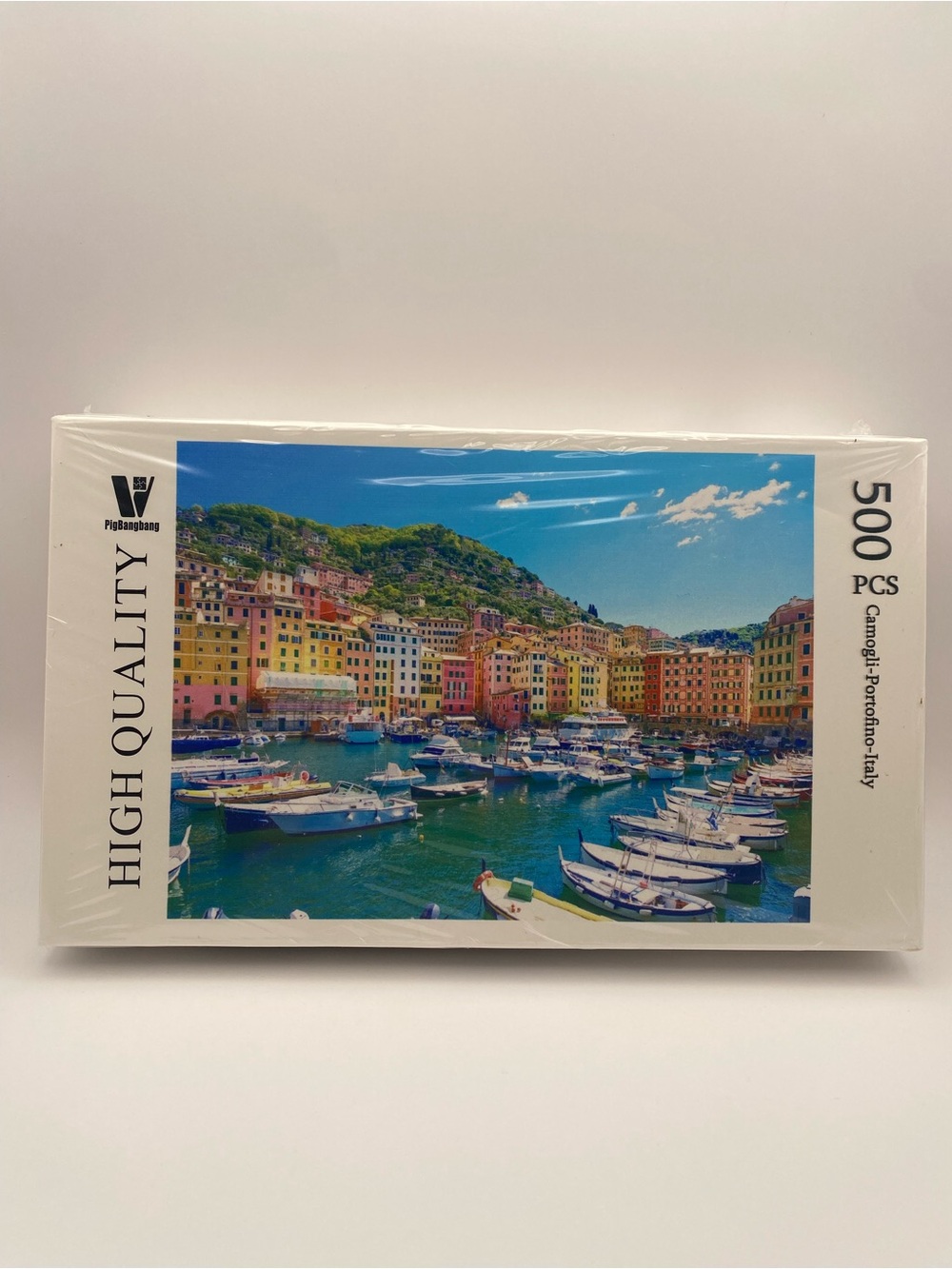 PigBangbang Basswood Jigsaw Puzzle.  Camogli-Portofino-Italy